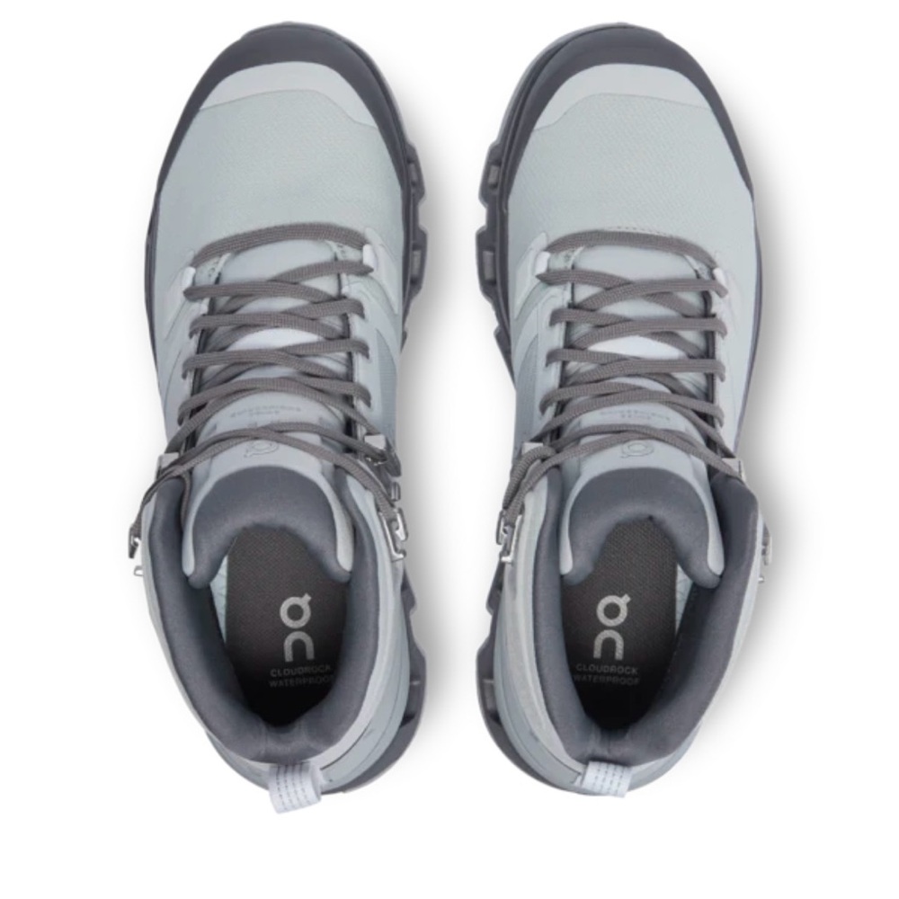 ON WOMEN’S CLOUDROCK 2 WATERPROOF GLACIER ECLIPSE Size 9 - Picture 4 of 11